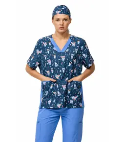 Casacca unisex tessuto elasticizzato stampato Workteam