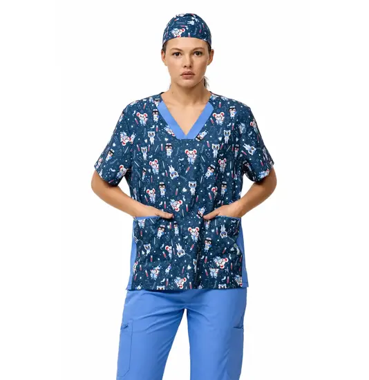 Casacca unisex tessuto elasticizzato stampato Workteam