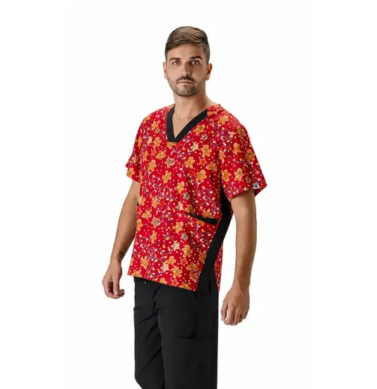 Casacca unisex tessuto elasticizzato stampato Workteam