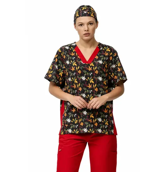 Casacca unisex tessuto elasticizzato stampato Workteam