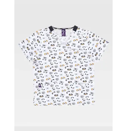 Casacca unisex tessuto elasticizzato stampato Workteam