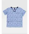Casacca unisex tessuto elasticizzato stampato Workteam