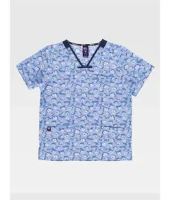Casacca unisex tessuto elasticizzato stampato Workteam