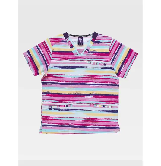 Casacca unisex tessuto elasticizzato stampato Workteam