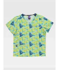 Casacca unisex tessuto elasticizzato stampato Workteam