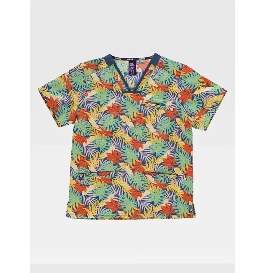 Casacca unisex tessuto elasticizzato stampato Workteam