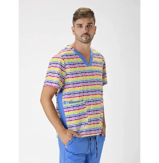 Casacca unisex tessuto elasticizzato stampato Workteam