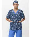 Casacca unisex tessuto elasticizzato stampato Workteam