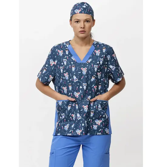 Casacca unisex tessuto elasticizzato stampato Workteam