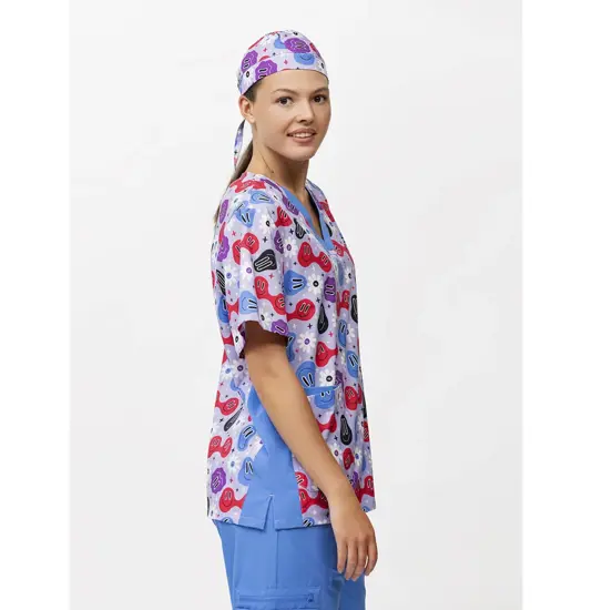 Casacca unisex tessuto elasticizzato stampato Workteam