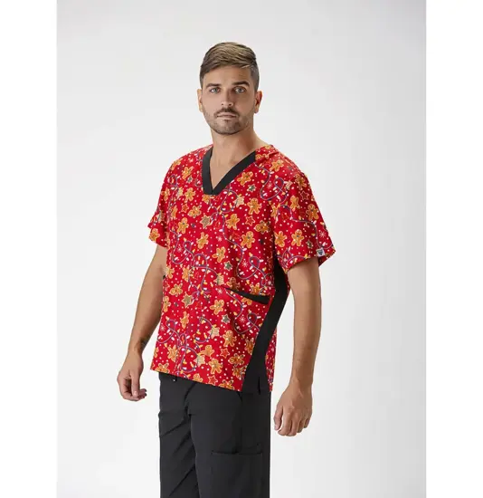 Casacca unisex tessuto elasticizzato stampato Workteam