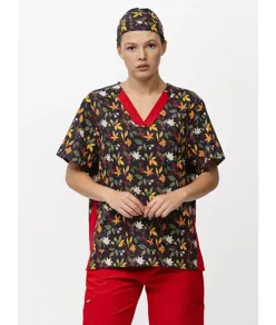 Casacca unisex tessuto elasticizzato stampato Workteam