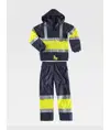 Completo impermeabile giacca + pantalone alta visibilita classe 2 Workteam