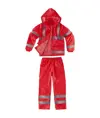 Completo impermeabile giacca + pantalone alta visibilita Workteam