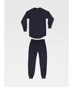 Completo pantalone + T-shirt manica lunga protezione fiamma Workteam