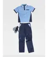 Completo unisex da lavoro pantalone + polo + guanti Workteam