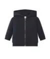FELPA BABY CAPPUCCIO E ZIP LEGGERA FRENCH TERRY JHK