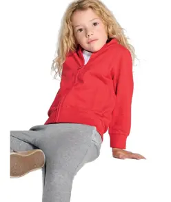 FELPA BAMBINO ZIP INTERA LEGGERA FRENCH TERRY JHK