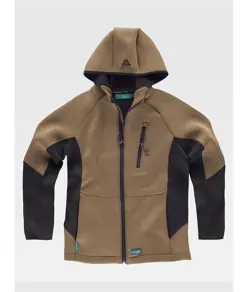 FELPA CAPPUCCIO E ZIP Workteam