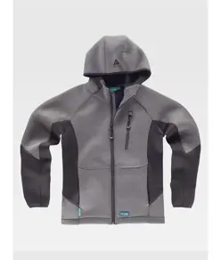 FELPA CAPPUCCIO E ZIP Workteam