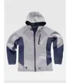 Felpa cappuccio e zip Workteam