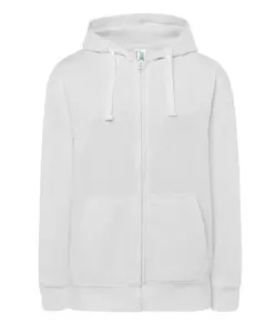 Felpa con cappuccio ZIP da donna JHK French Terry