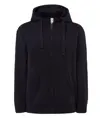 Felpa con cappuccio ZIP da donna JHK French Terry