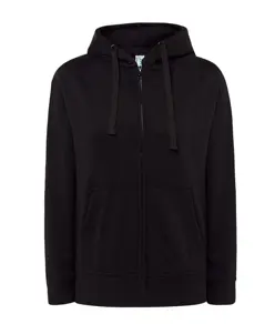 Felpa con cappuccio ZIP da donna JHK French Terry