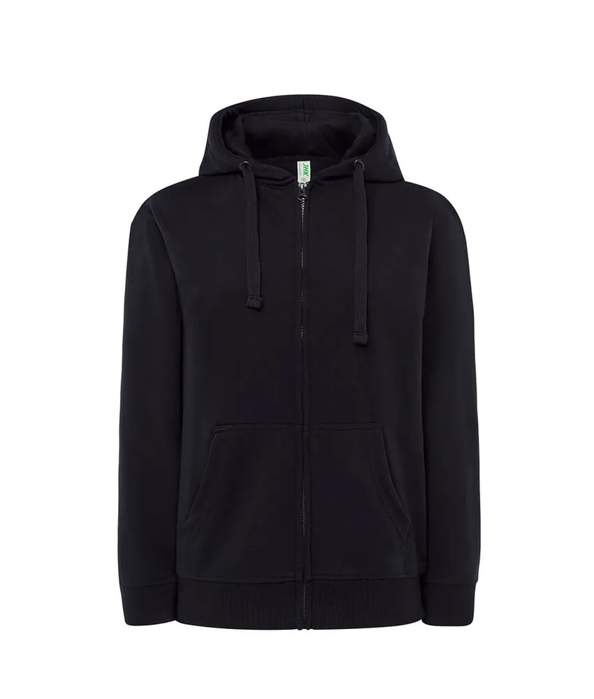 FELPA DONNA CAPPUCCIO E ZIP LEGGERA FRENCH TERRY JHK