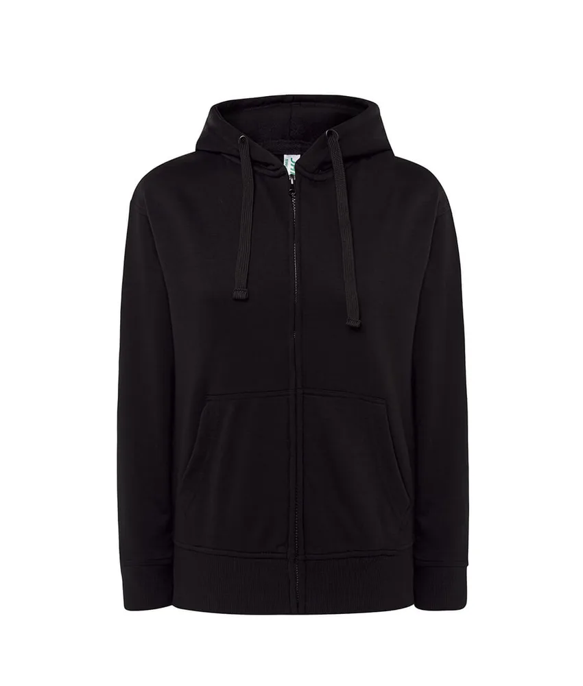 FELPA DONNA CAPPUCCIO E ZIP LEGGERA FRENCH TERRY JHK