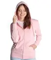 FELPA DONNA CAPPUCCIO E ZIP LEGGERA FRENCH TERRY JHK