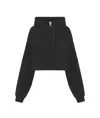 FELPA DONNA CAPPUCCIO REGULAR CROPPED JHK