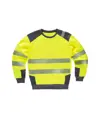 Felpa girocollo bicolore Workteam