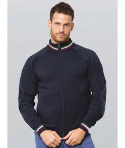 Felpa Italia Full con zip JHK