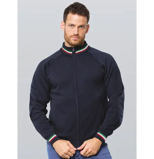 Felpa Italia Full con zip JHK