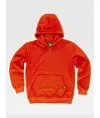 Felpa unisex cappuccio Workteam