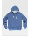 Felpa unisex cappuccio contrast Workteam