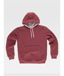 FELPA UNISEX CAPPUCCIO CONTRAST Workteam