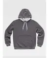 Felpa unisex cappuccio contrast Workteam