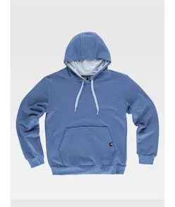 FELPA UNISEX CAPPUCCIO CONTRAST Workteam