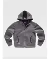Felpa unisex cappuccio e zip Workteam