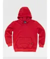 Felpa unisex cappuccio Workteam