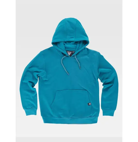 Felpa unisex cappuccio Workteam