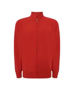 FELPA UNISEX ZIP INTERA LEGGERA FRENCH TERRY JHK