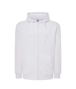 FELPA UOMO CAPPUCCIO E ZIP LEGGERA FRENCH TERRY JHK