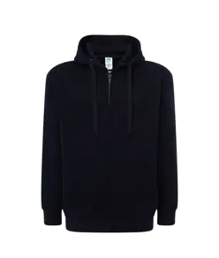 FELPA UOMO CAPPUCCIO E ZIP LEGGERA FRENCH TERRY JHK