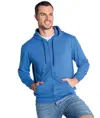 FELPA UOMO CAPPUCCIO E ZIP LEGGERA FRENCH TERRY JHK