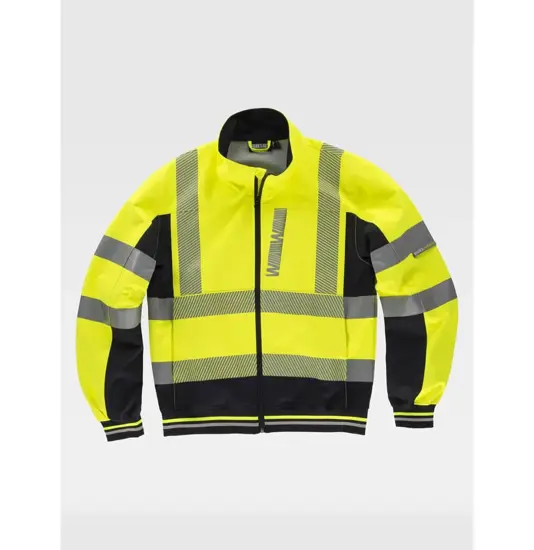 Giacca softshel leggera alta visibilita' Workteam