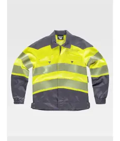 Giacca tessuto elasticizzato alta visibilita classe 1 Workteam
