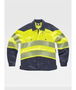 Giacca tessuto elasticizzato alta visibilita classe 1 Workteam